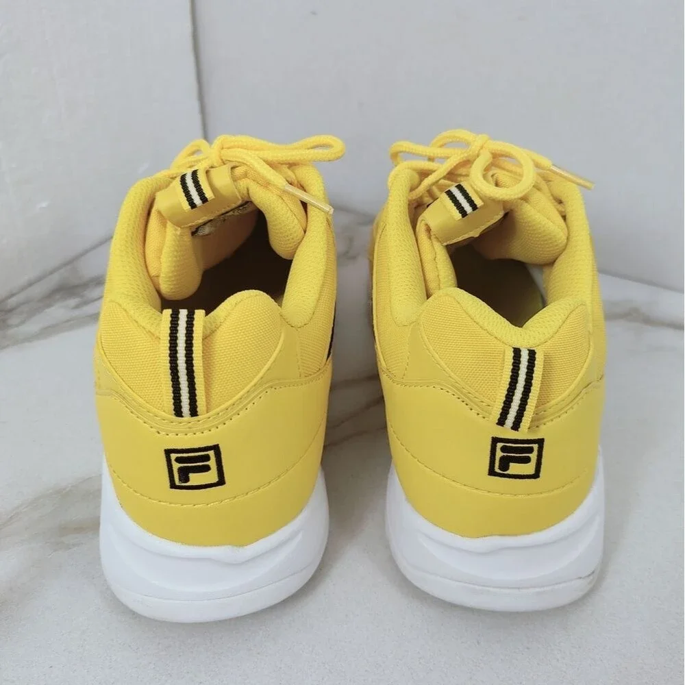 Fila Men's Ray Repeat Athletic Shoes Sneakers, Yellow, Sz 10.5